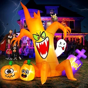 Decoraciones inflables de Halloween de 8 pies al aire libre, decoración de Halloween al aire libre en... - Imagen 1 de 6