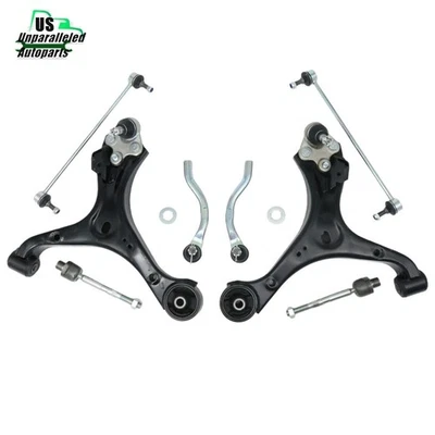 8pcs Suspension Control Arms Ball Joint Sway Bar Link Kit For 16-22 Acura ILX - Image 1 of 4