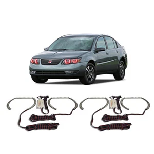 Bright Red Angel Eye Headlight Halo kit for Saturn Ion 03-07 - Foto 1 di 2