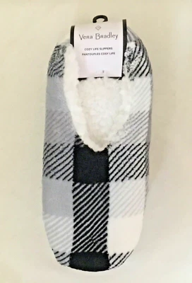 Vera Bradley ~ Zapatillas para mujer Cozy Life ~ "Kingbird Plaid" ~ Talla M 7/8 ~ Nuevas Foto 1 de 3