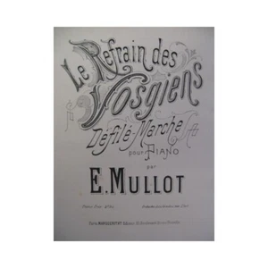 Mulot E. il Coro Di Vosges Piano C. - Foto 1 di 3