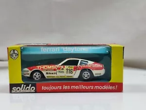 Coche de carreras Ferrari Daytona Le Mans vintage Solido 1/43 modelo de lanzamiento 1975 - Imagen 1 de 9