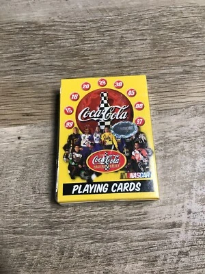 Coca Cola Nascar Racing Family Playing Cards - Yellow Deck - Image 1 of 4