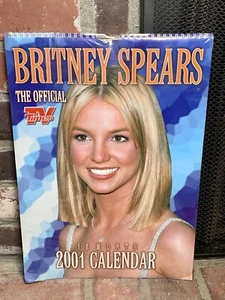 BRITNEY SPEARS Original Vintage "TV Times" Unofficial Calendar 2001 (SP) - Picture 1 of 10