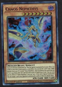 Yugioh Chaos Nephthys BACH-EN025 Ultra Rare 1st Ed - NM - Bild 1 von 2