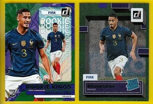 2022-23 Donruss FIFA Soccer 182 William Saliba Green Rate Rookie + Kings 9 Green - Picture 1 of 1