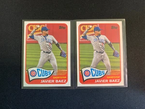 T65-12 Javier Baez Topps redux 2021 Lot (2) - Picture 1 of 2