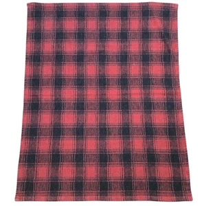 Pendleton Home Collection Thunder Basket Red Plaid Throw Blanket 50" X 70" - Picture 1 of 9