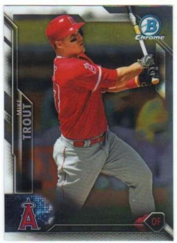 2016 BOWMAN CHROME #1 MIKE TROUT QTY - Image 1 of 1