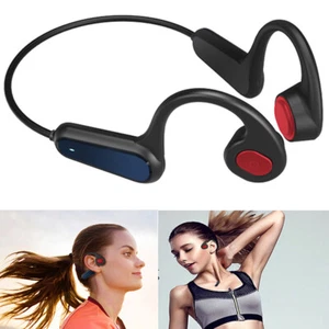 Bone Conduction Bluetooth 5.0 Earphone Running Sport Wireless Headphone with Mic - Picture 1 of 33