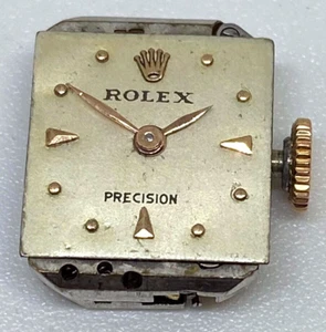 UHRWERK UND ZIFFERBLATT ROLEX PRECISION AUTHENTIC Cal. 2130 funktionstüchtig - Bild 1 von 12
