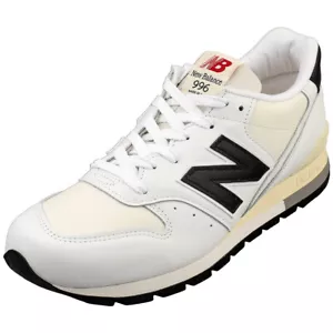 New Balance Herren 996 Weiß-Schwarz Sneaker - MADE IN USA - 45 EU - Bild 1 von 8