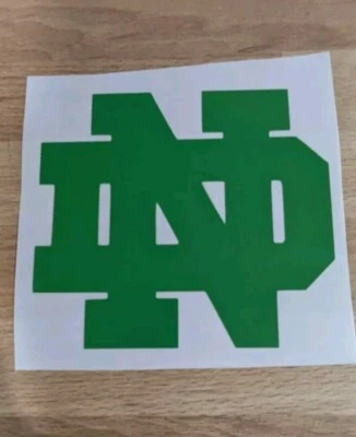 Calcomanía de vinilo Notre Dame Fighting Irish Foto 1 de 2