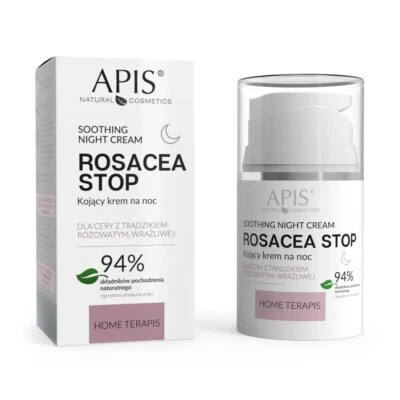 Apis Rosacea Stop Soothing ROSACEA IRRITATED SENSITIVE Skin Night Cream 50ml - Image 1 of 3