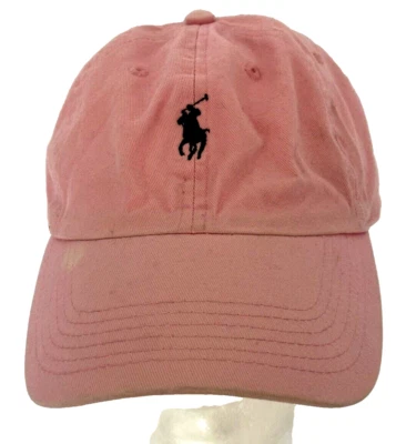 Women's Light Pink Polo (Ralph Lauren) Baseball Hat Cap Adjustable Preppy Sports - Image 1 of 4