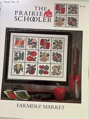 THE PRAIRIE SCHOOLER Farmers' Market 1993 Pamela Byrd Smith Issue 39 Pattern - Image 1 of 2