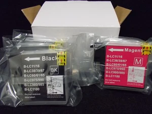 Cartuchos de tinta adecuados para Brother (serie B-LC), 3x negros y 2x magenta. #K-329-14 - Imagen 1 de 3