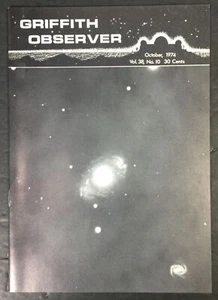 Griffith Observer, Griffith Observatory, October 1974, Vol 38 No 10 - Picture 1 of 4