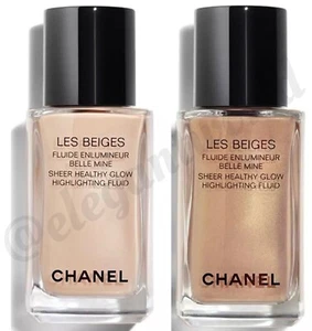 CHANEL LES BEIGES Sheer Healthy Glow Highlighting Fluid 1 oz. NEW, YOU CHOOSE - Picture 1 of 7