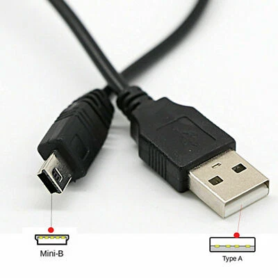 NEW USB Data Charger Cable Lead SAT NAV Garmin TomTom 1 Meter - Image 1 of 3