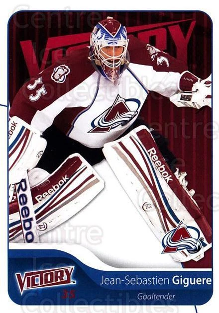 2011-12 UD Victory #254 Jean-Sebastien Giguere - Image 1 of 1