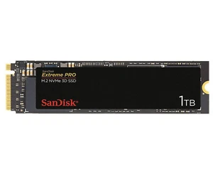 SanDisk Extreme PRO SSD Interne 1 To – Disque Dur 3D NAND M.2 NVMe PCIe Gen3 x4 - Afbeelding 1 van 3