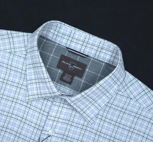 Black Brown 1826 Men's 2XL Plaid Long Sleeve Flannel Button Up Shirt Multicolor - Picture 1 of 12