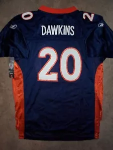 ($60) REEBOK Denver Broncos BRIAN DAWKINS nfl Jersey YOUTH KIDS BOYS (L-LG-LARGE - Picture 1 of 3