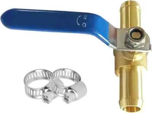 Brass 5/8 Inch Heater Control Valve Car Heater Air Conditioning Ball Valve - Foto 1 di 3