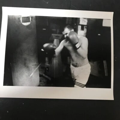 Art Photograph Silver Gelatin Print Janine Gordon Boxing Gleasons Whitney Museum - Image 1 of 3