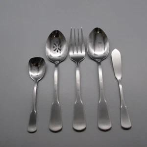 Oneida Set da 5 pezzi acciaio inox coloniale Boston N/O - Foto 1 di 4
