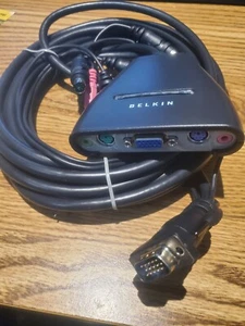 2 Port KVM PS/2 Switch VGA, Keyboard Selectable - Picture 1 of 4
