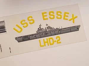 USS ESSEX LHD-2 Outside Decal/Sticker, Brand New! Free Shipping! - Picture 1 of 5