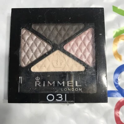 Sombra de ojos RIMMEL Glam Eyes Quad 031 MAYFAIR sin sellar NUEVA SIN CAJA DEFECTUOSA Foto 1 de 3