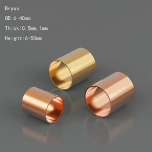 Kupfer/Messing Buchse, Kupferbügel, Aderendhülse, Lagerbuchsenhülse, Messingrohr DIY - Bild 1 von 5