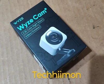 LOTE DE (3) CÁMARA WYZE CAM V4 2K HD WIFI 6 SEGURIDAD MASCOTA BEBÉ NUEVA INTERNACIONAL Foto 1 de 4