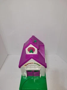Vintage 1993 Lyons Group BARNEY Barney's School House Play Set No Figures - Picture 1 of 14