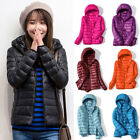 Women 90% Duck Down Ultralight Winter Jacket Warm Puffer Coat Outwear M-5XL