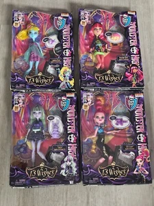 Monster High 13 Wishes Dolls Holween Wolf, Twyla, Lagoona Blue, Gigi Grant NEW - Picture 1 of 21