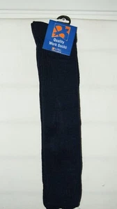 JOB LOT ARMY x 2 , WOOL BLEND SEA BOOT NAVY WHITE SOCKS 7 - 11 BRAND NEW WORk - Picture 1 of 6