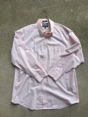 Camisa de vestir rosa con botones para hombre (XL) Foto 1 de 4