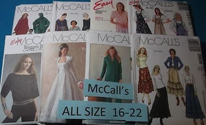 McCall's Patterns ~ All Patterns are Size 16-22 * ~ * ~ * ~ * ~ * ~ Listing 9450 - Picture 1 of 89