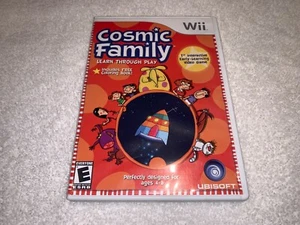 Cosmic Family (Nintendo Wii, 2007) Juego Completo con Libro para Colores Vr Bonito~ - Imagen 1 de 4