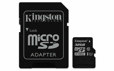 Micro SD Card SDHC SDXC Memory Card TF Class 10 32GB 64GB 128GB 256GB & Adapter - Image 1 of 4