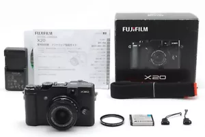 【N MINT+++ BOXED】Fujifilm X20 12.0 MP Digital Camera Black From JAPAN - Picture 1 of 12