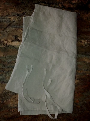 1 funda de almohada IKEA Puderviva lino tostado funda falsa lazos de mano KING 35x20 Foto 1 de 4