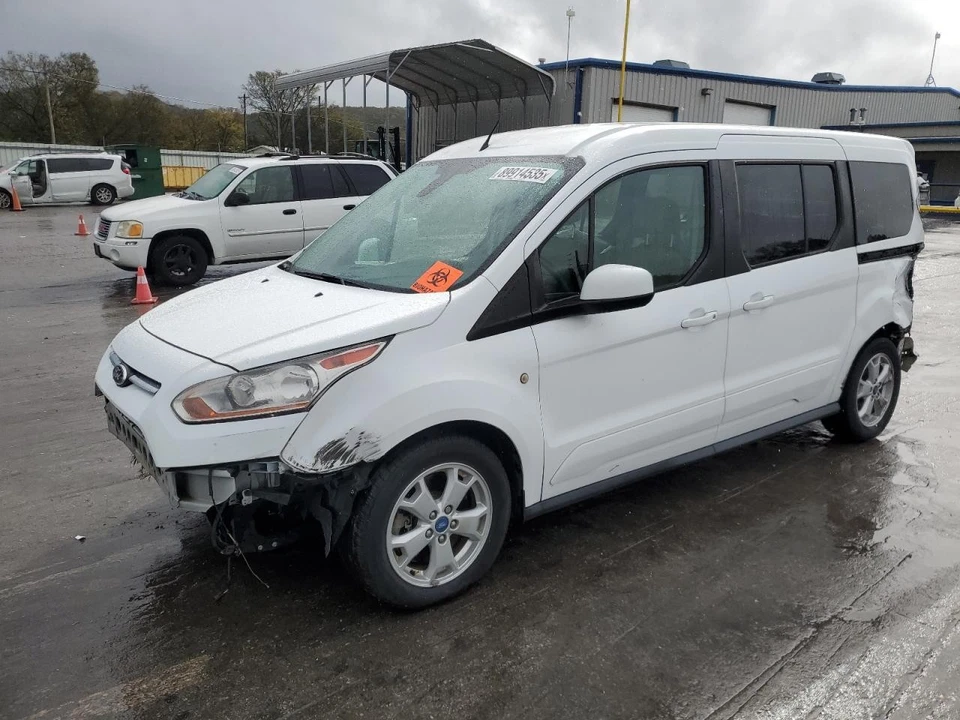 Used Left Headlight Assembly fits: 2015 Ford Transit connect chrome trim Left Gr - Image 1 of 4
