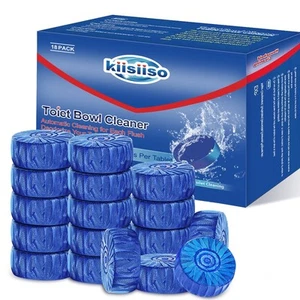 KIISIISO Automatic Toilet Bowl Cleaners Tablets18 Pack Multipurpose Commercial H - Picture 1 of 6