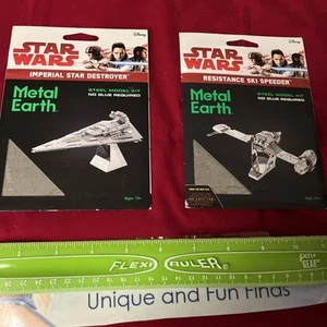 Star Wars Metal Earth Stahl Modellbausätze - 2 brandneue ungeöffnete Bausätze - Bild 1 von 4