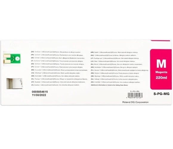 Roland BY-20 BN-20D Magenta Ink S-PG-BK - Image 1 of 1